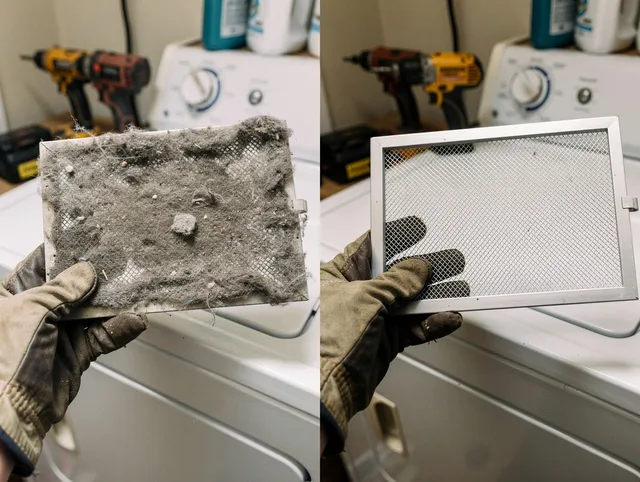 Professional lint trap cleaning by Hanover Dryer Vent Cleaning in Hanover