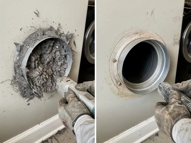 Professional clogged vent cleaning by Hanover Dryer Vent Cleaning in Hanover