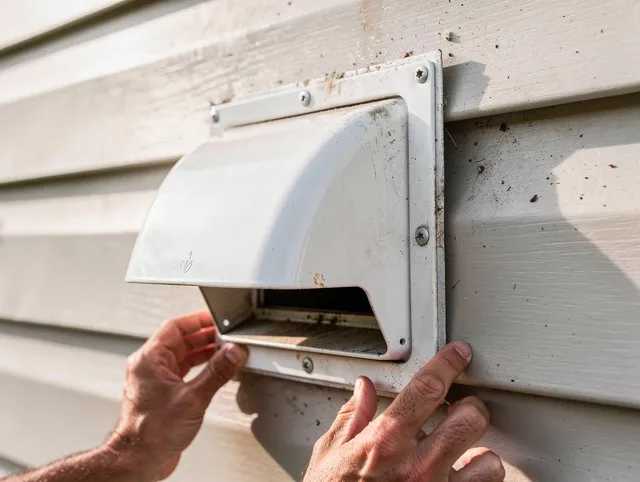 Hanover Dryer Vent Cleaning technician delivering thorough residential dryer vent cleaning service in Hanover